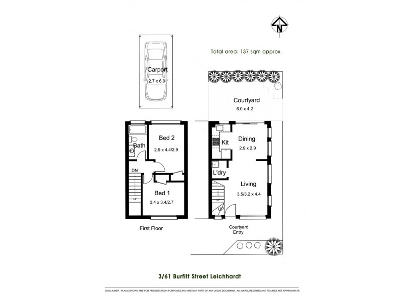 3/61 Burfitt Street, Leichhardt NSW 2040