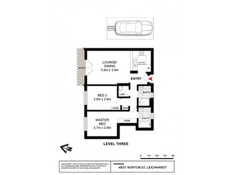 48/21-23 Norton Street, Leichhardt NSW 2040 Floorplan