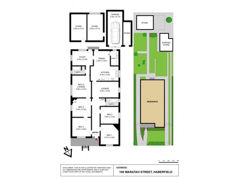 100 Waratah Street, Haberfield NSW 2045 Floorplan