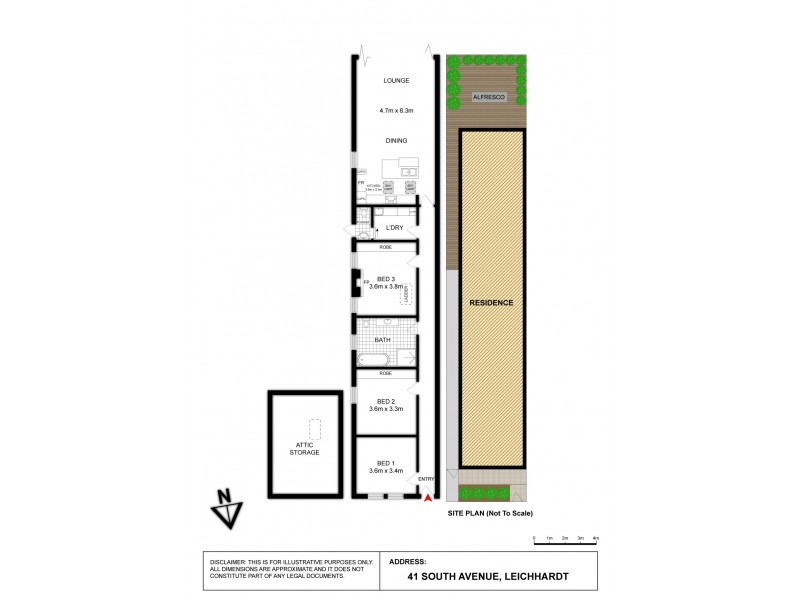 41 South Avenue, Leichhardt NSW 2040 Floorplan