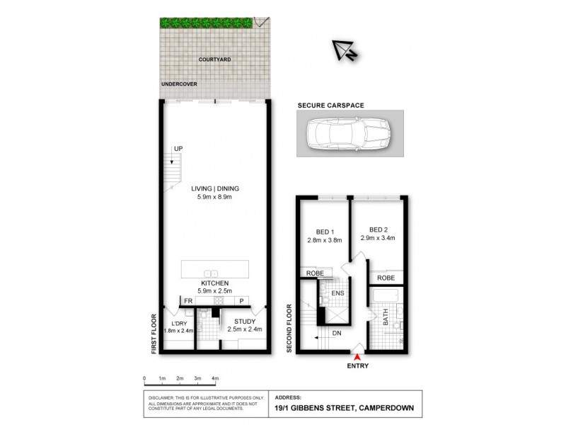 19/1 Gibbens Street, Camperdown NSW 2050 Floorplan