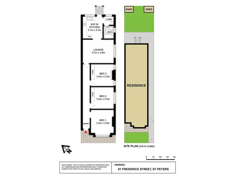 81 Frederick Street, St Peters NSW 2044 Floorplan