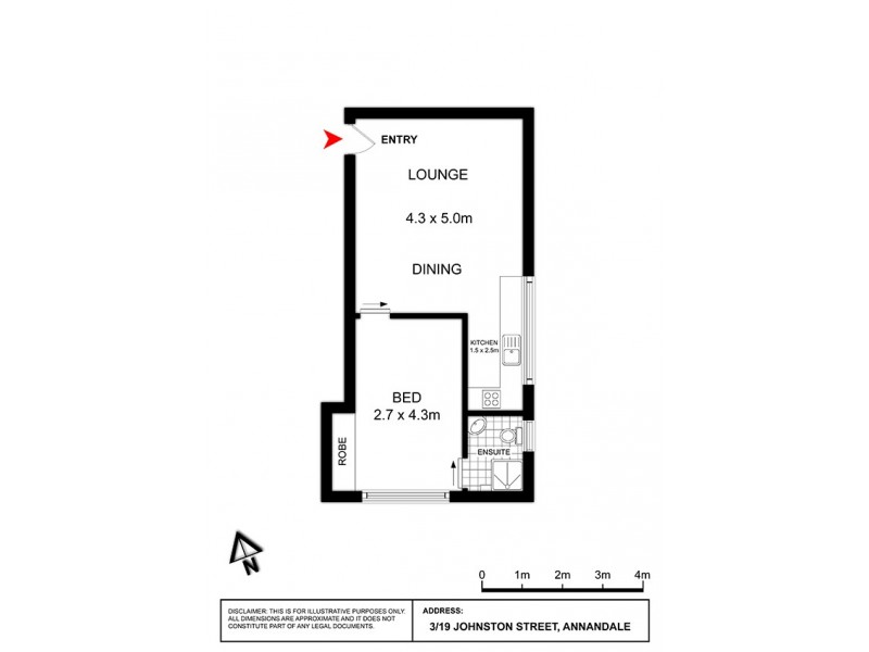 3/19 Johnston Street, Annandale NSW 2038 Floorplan