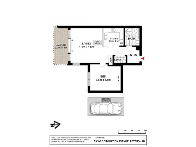 79/1-3 Coronation Avenue, Petersham NSW 2049 Floorplan