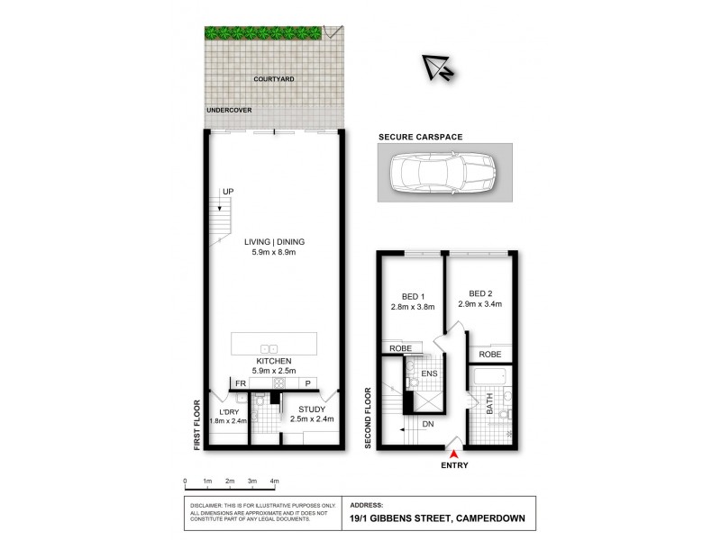 19/1 Gibbens Street, Camperdown NSW 2050 Floorplan