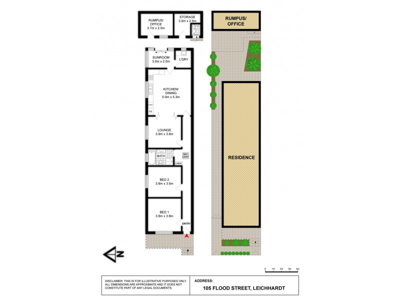 105 Flood Street, Leichhardt NSW 2040 Floorplan