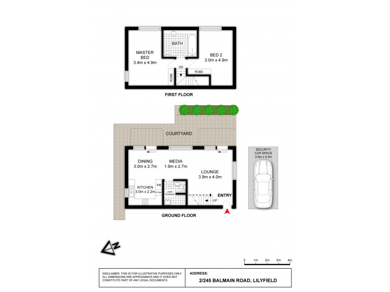 2/245 Balmain Road, Lilyfield NSW 2040 Floorplan