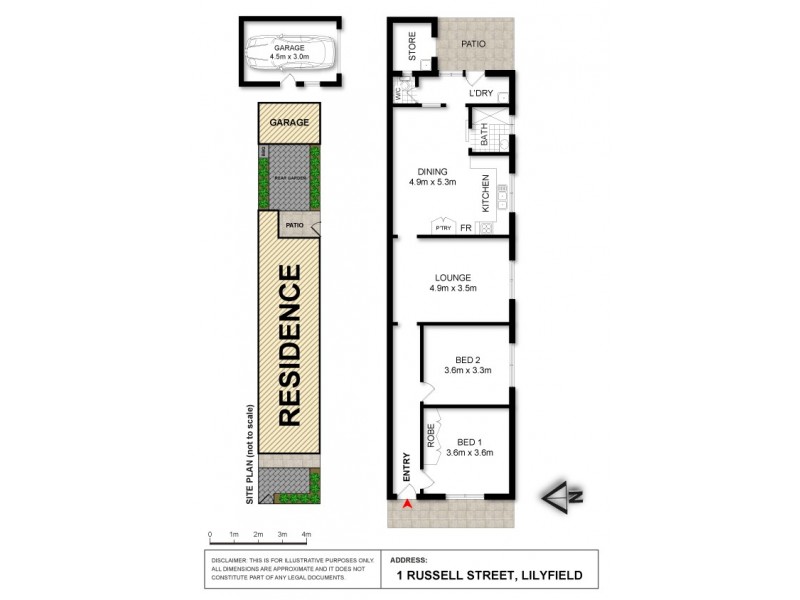 1 Russell Street, Lilyfield NSW 2040 Floorplan