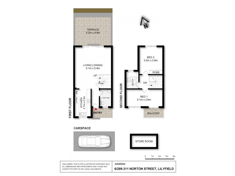 6/299-311 Norton Street, Lilyfield NSW 2040 Floorplan