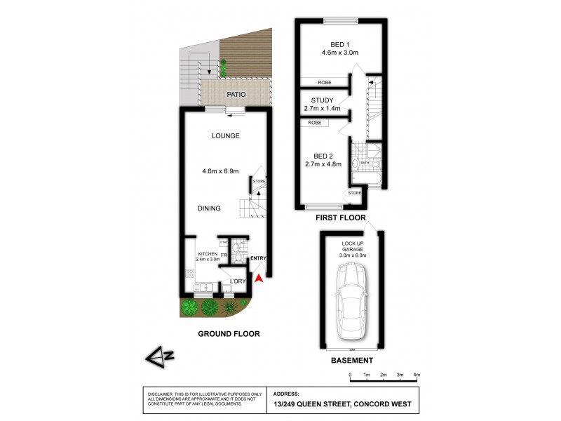 13/249 Queen Street, Concord West NSW 2138 Floorplan