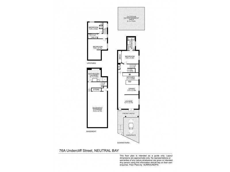 1/76 Undercliff Street, Neutral Bay NSW 2089 Floorplan