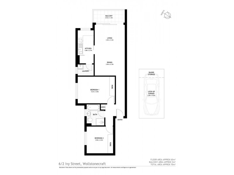 6/2 Ivy Street, Wollstonecraft NSW 2065 Floorplan