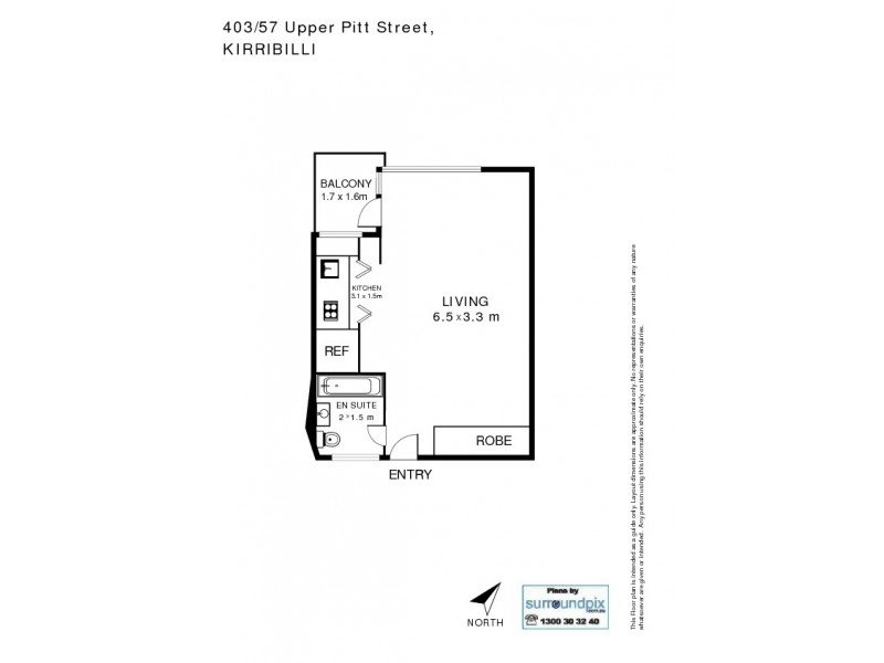 403/57 Upper Pitt Street, Kirribilli NSW 2061 Floorplan