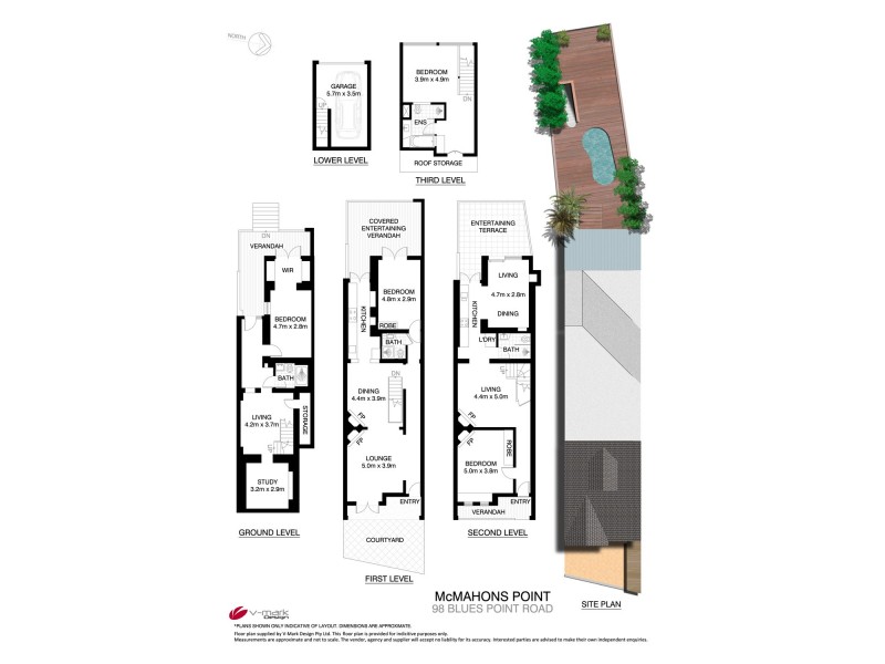 98 Blues Point Road, Mcmahons Point NSW 2060 Floorplan
