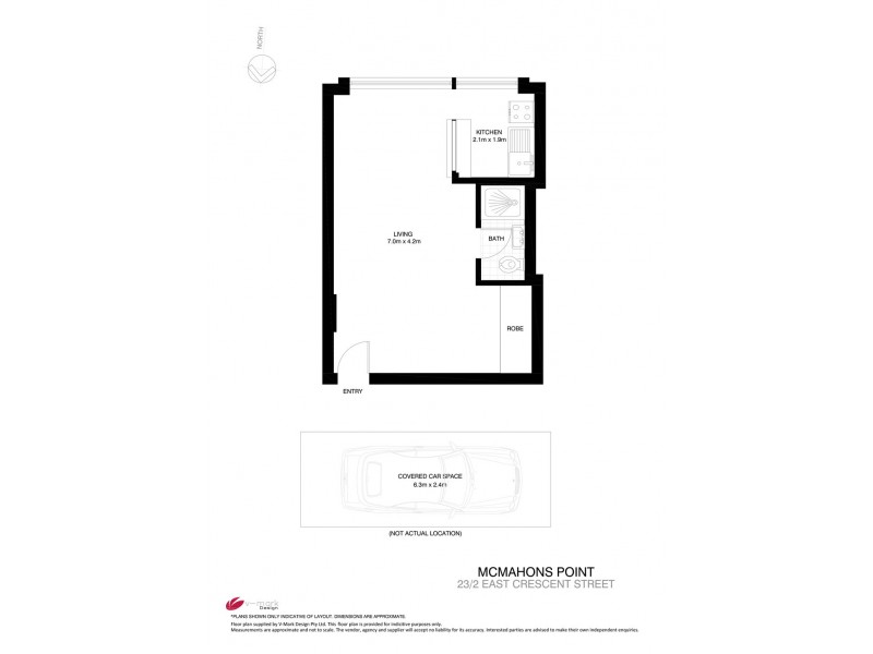 23/2 East Crescent Street, Mcmahons Point NSW 2060 Floorplan
