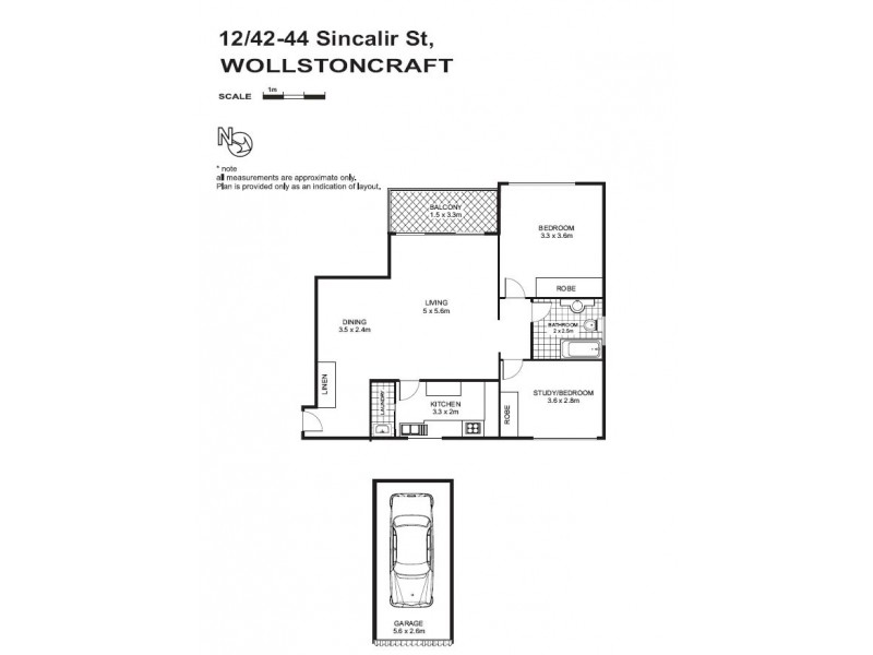 12/42-44 Sinclair Street, Wollstonecraft NSW 2065