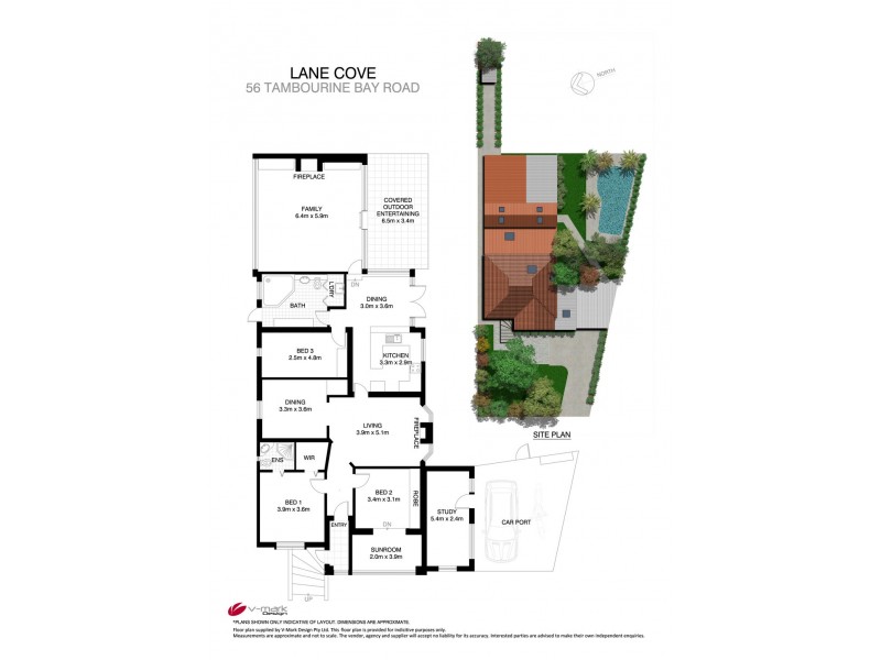 56 Tambourine Bay Road, Lane Cove NSW 2066 Floorplan