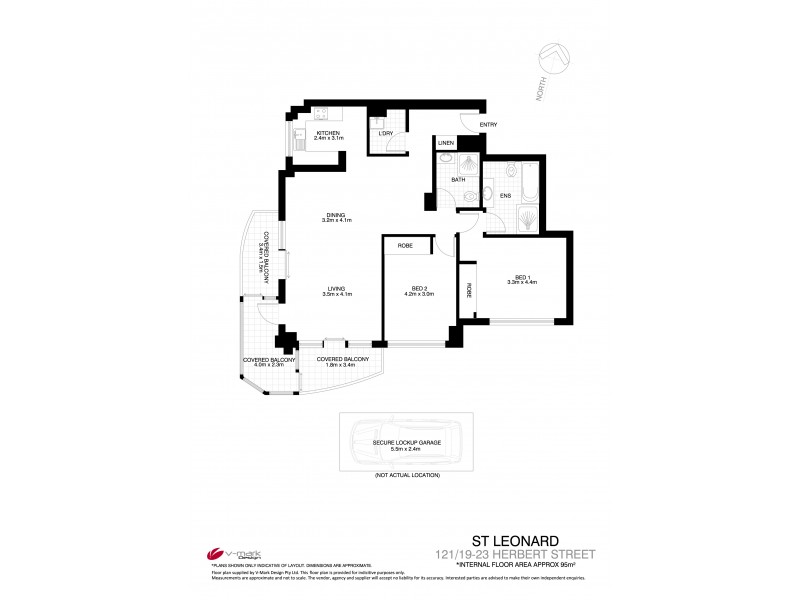 121/19-23 Herbert Street, St Leonards NSW 2065 Floorplan