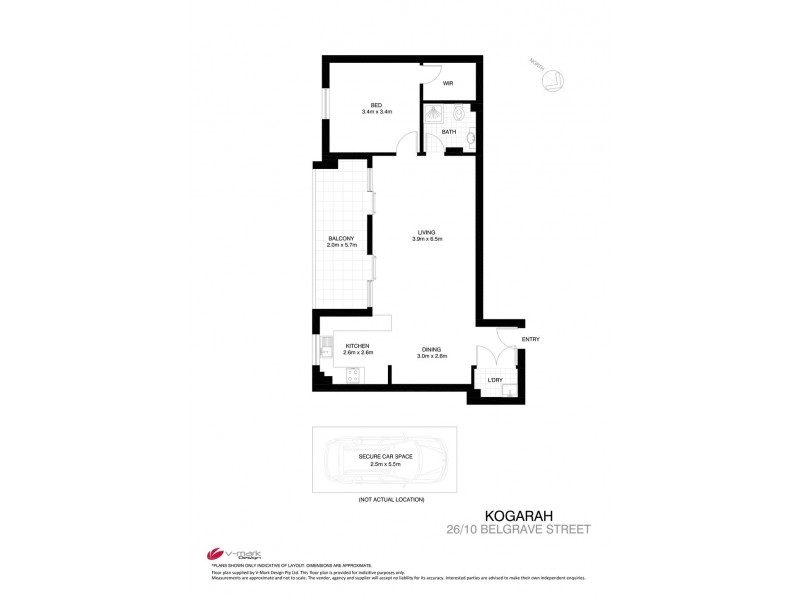 26/10 Belgrave Street (Block B), Kogarah NSW 2217 Floorplan