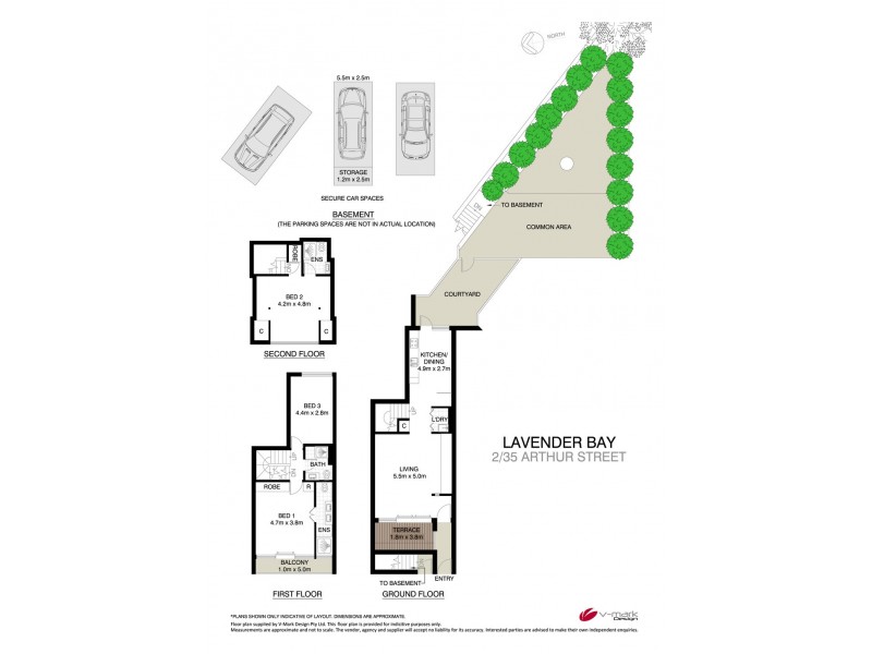 2/35 Arthur Street, Lavender Bay NSW 2060 Floorplan