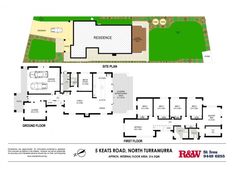 5 Keats Road, Turramurra NSW 2074 Floorplan