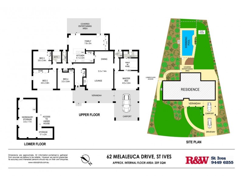 62 Melaleuca Drive, St Ives NSW 2075 Floorplan