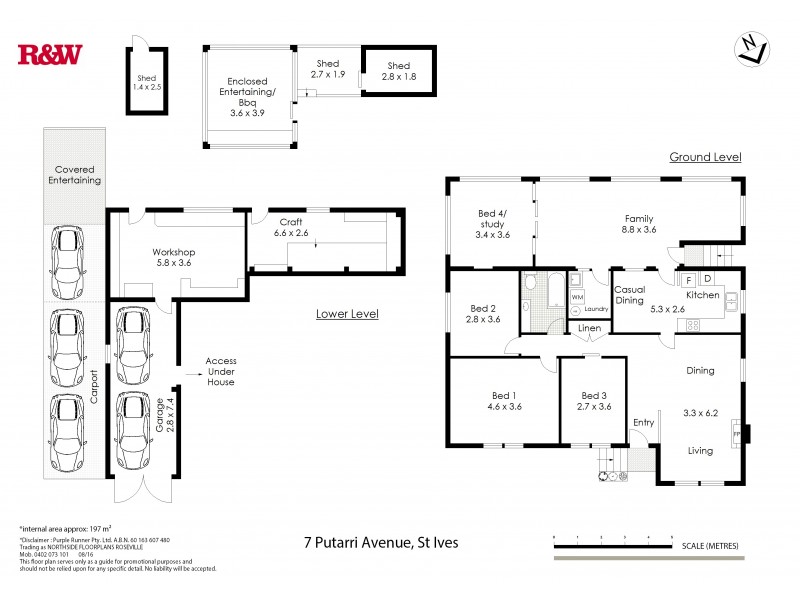 7 Putarri Avenue, St Ives NSW 2075 Floorplan