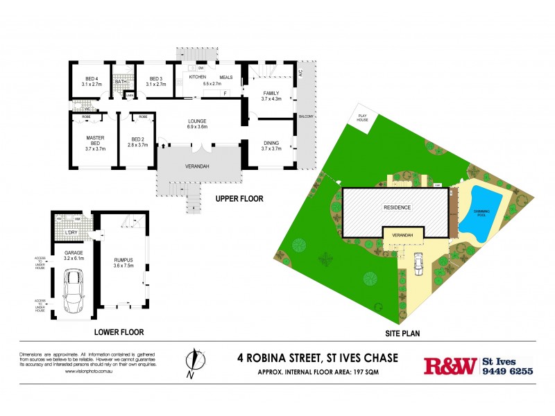 4 Robina Street, St Ives NSW 2075 Floorplan