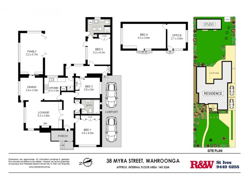 38 Myra Street, Wahroonga NSW 2076 Floorplan