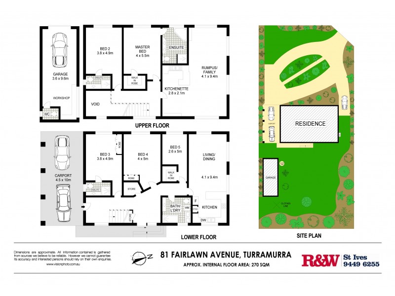 81 Fairlawn Avenue, Turramurra NSW 2074 Floorplan