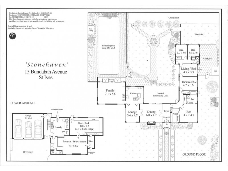 15 Bundabah Avenue, St Ives NSW 2075 Floorplan