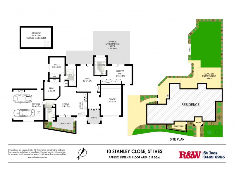 10 Stanley Close, St Ives NSW 2075 Floorplan