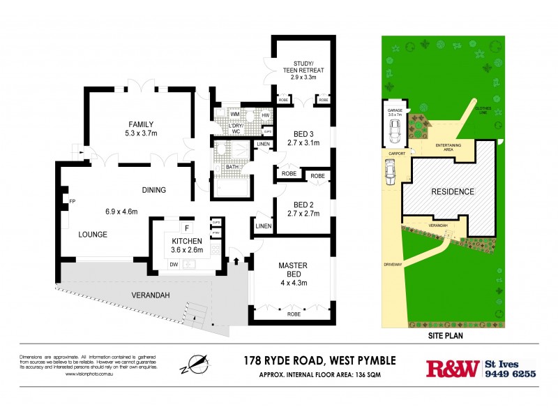 178 Ryde Road, West Pymble NSW 2073 Floorplan