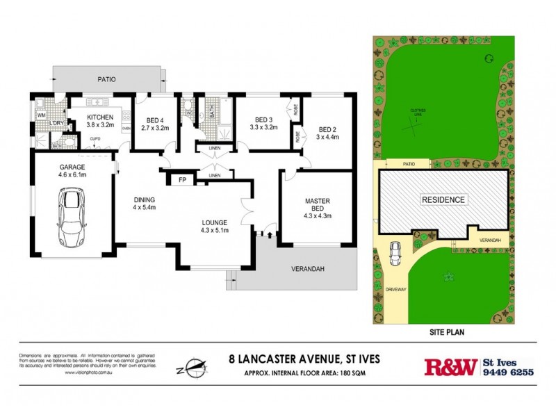 8 Lancaster Avenue, St Ives NSW 2075 Floorplan