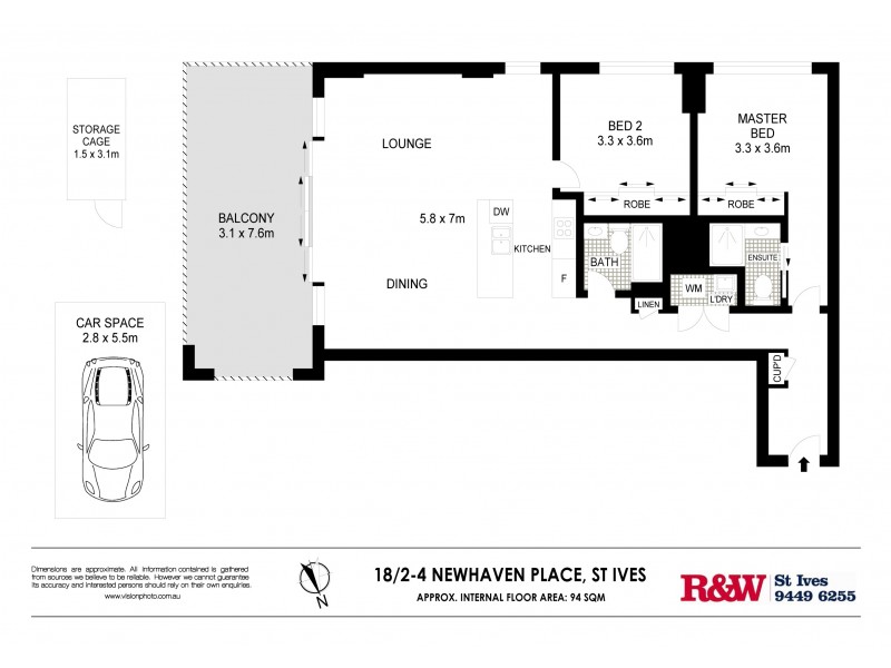 18/2-4 Newhaven Place, St Ives NSW 2075 Floorplan