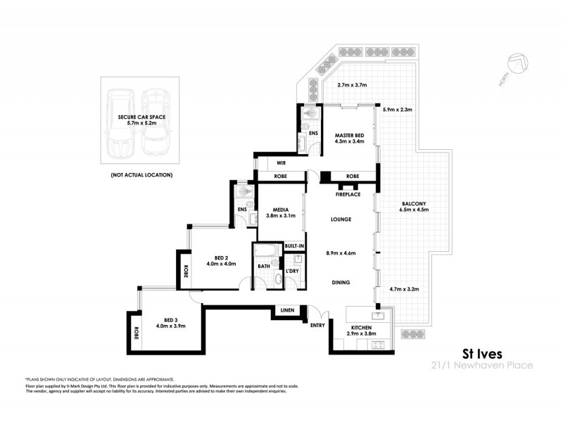 21/1-7 Newhaven Place, St Ives NSW 2075 Floorplan
