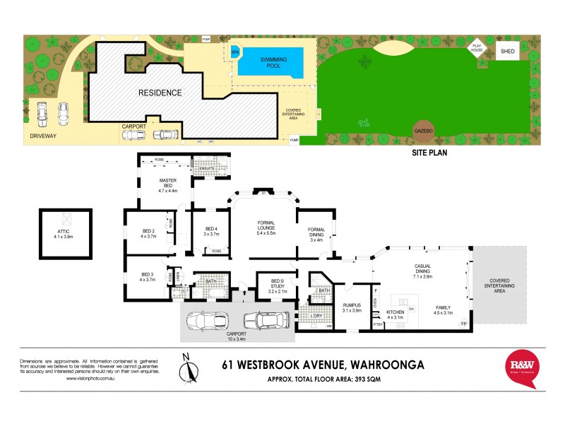 61 Westbrook Avenue, Wahroonga NSW 2076 Floorplan