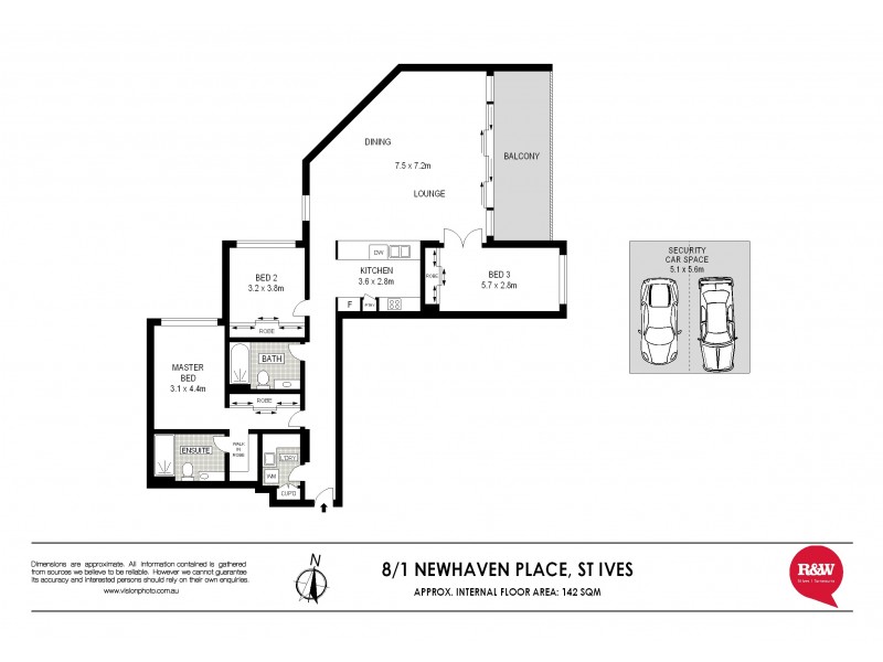 8/1 Newhaven Place, St Ives NSW 2075 Floorplan