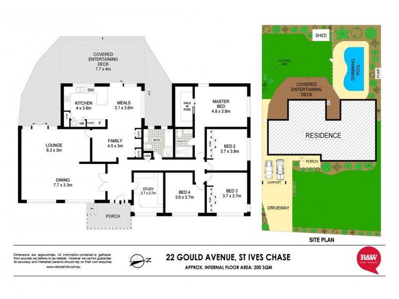 22 Gould Avenue, St Ives NSW 2075 Floorplan