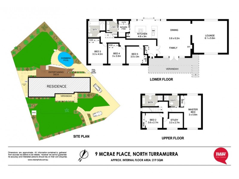 9 McRae Place, Turramurra NSW 2074 Floorplan