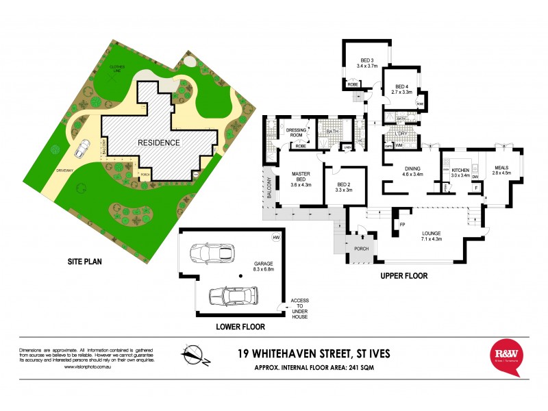 19 Whitehaven Street, St Ives NSW 2075 Floorplan