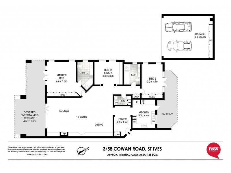 3/58 Cowan Road, St Ives NSW 2075 Floorplan