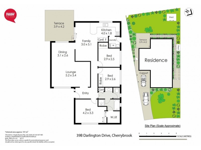 39B Darlington Drive, Cherrybrook NSW 2126 Floorplan