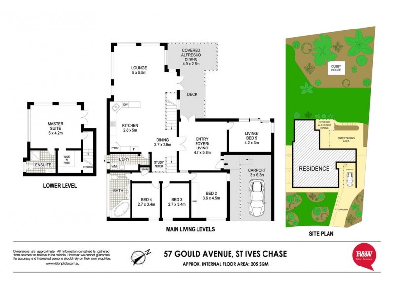 57 Gould Avenue, St Ives NSW 2075 Floorplan