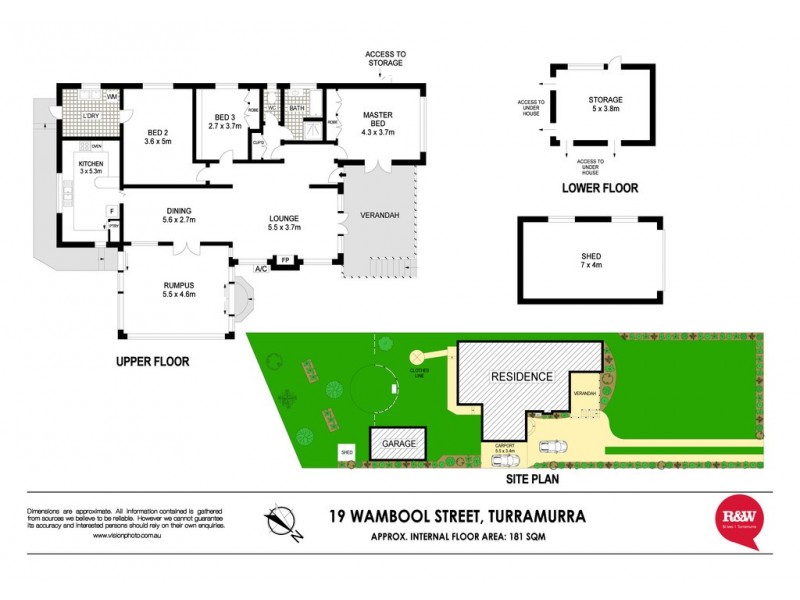 19 Wambool Street, Turramurra NSW 2074 Floorplan