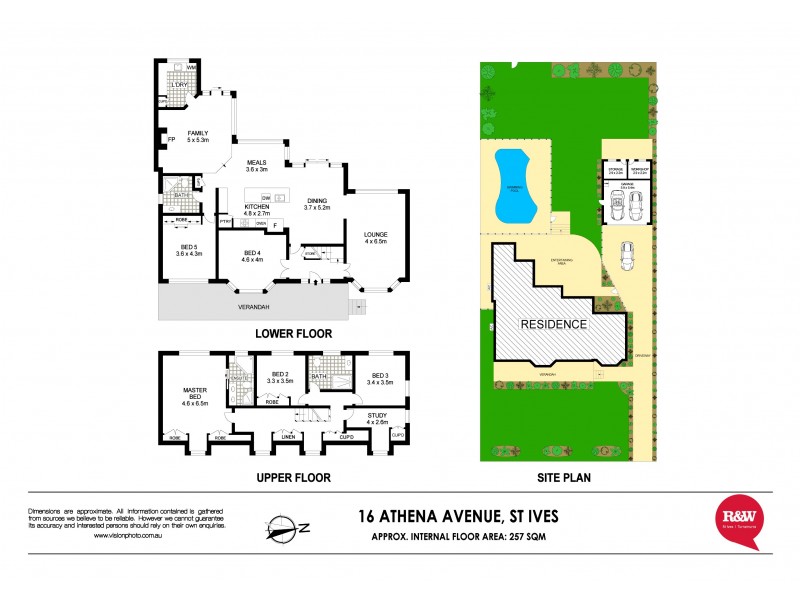 16 Athena Avenue, St Ives NSW 2075 Floorplan