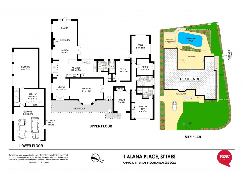 1 Alana Place, St Ives NSW 2075 Floorplan