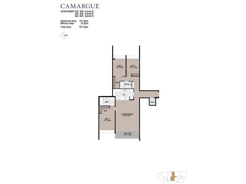 3/9-15 Newhaven Pl, St Ives NSW 2075 Floorplan
