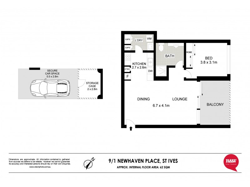 9/1-7 Newhaven Pl, St Ives NSW 2075 Floorplan