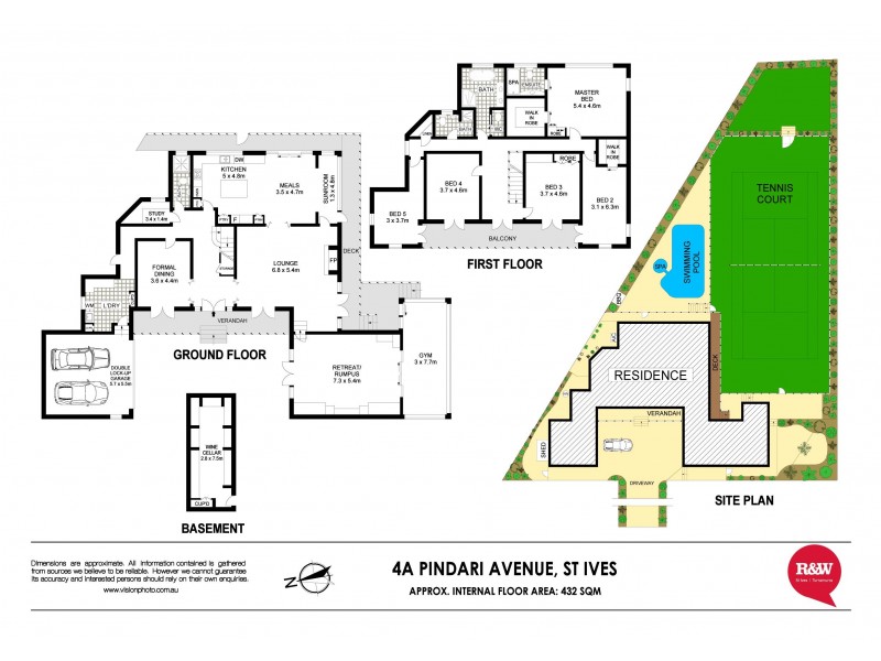 4A Pindari Avenue, St Ives NSW 2075 Floorplan